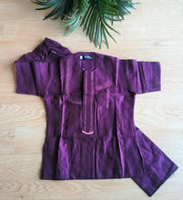 Load image into Gallery viewer, Short Sleeve Kaftan Suit