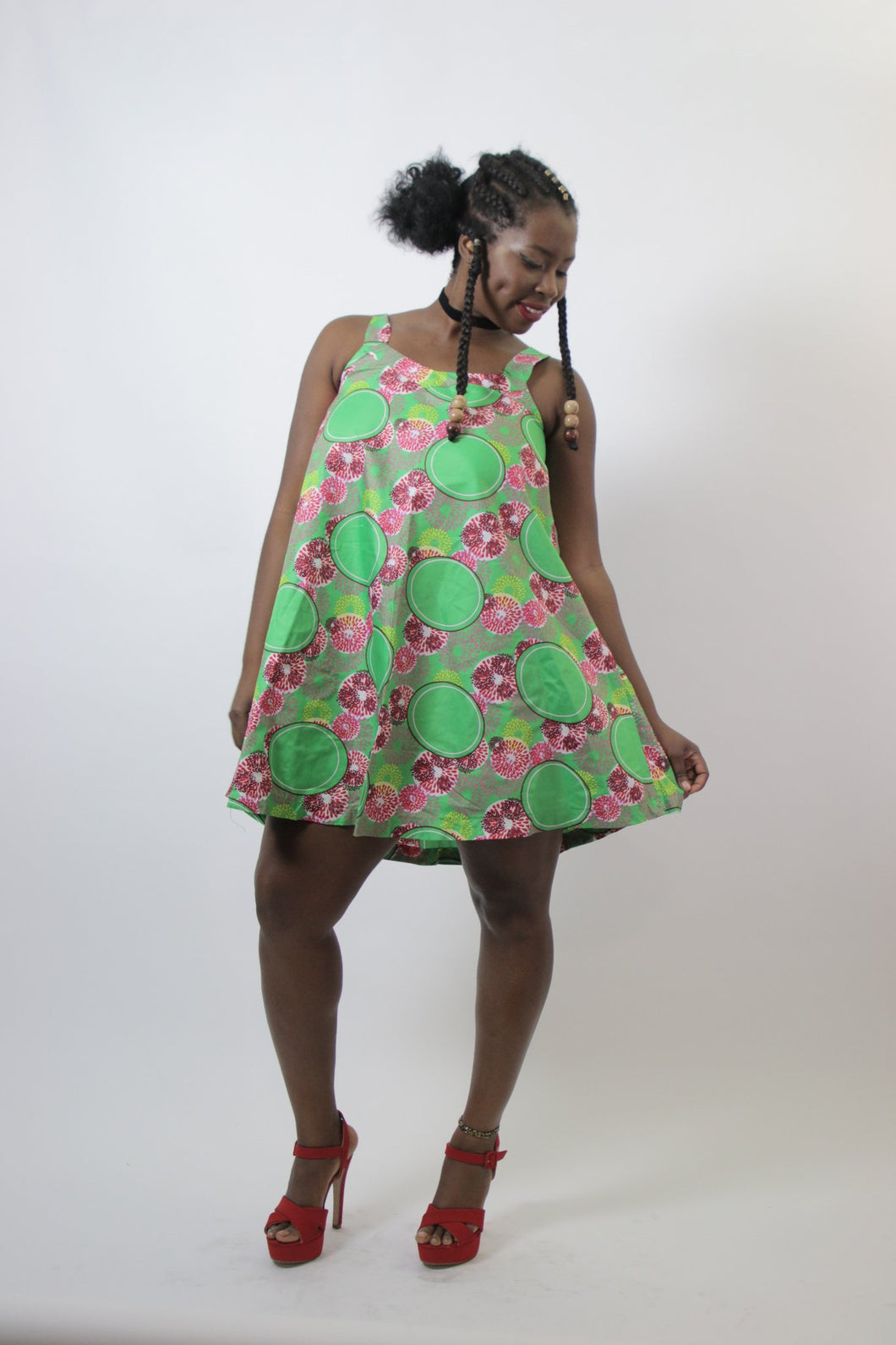 Kamsiyona mini flared dress