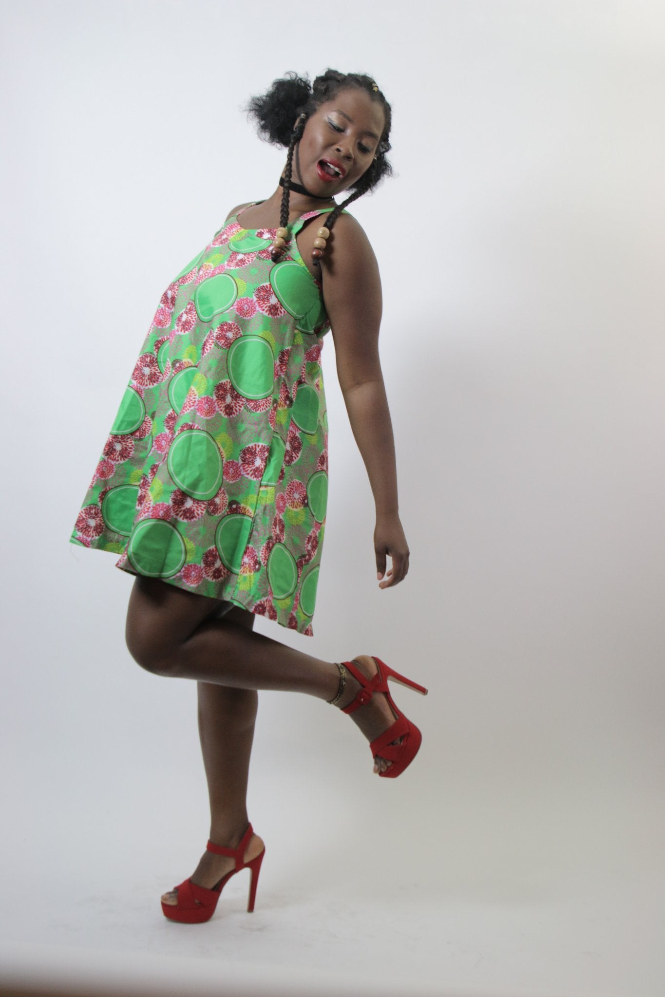 Kamsiyona mini flared dress