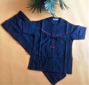 Short Sleeve Kaftan Suit